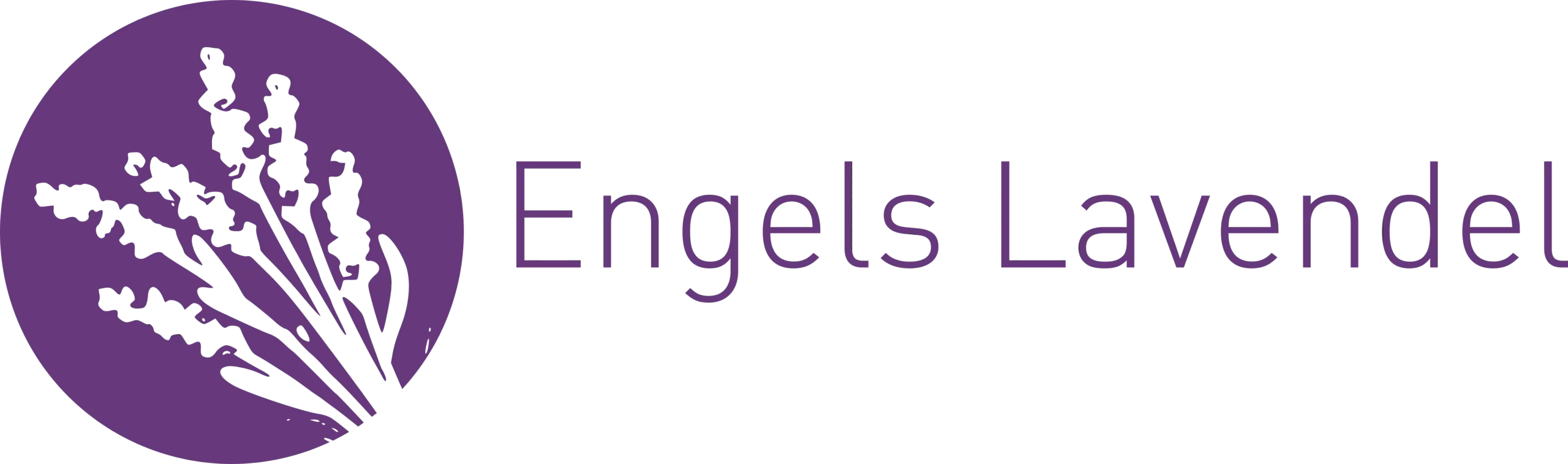 Logo - mit Text. Engels Lavendel