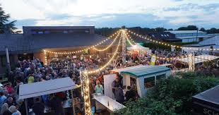 Unser Stand auf dem Feierabendmarkt in Broekhuysen am 25. Juli 2024